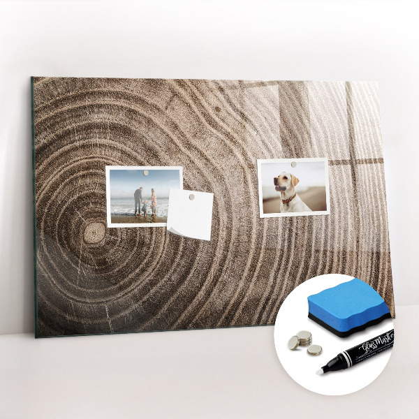Magnetic marker board Tree stump