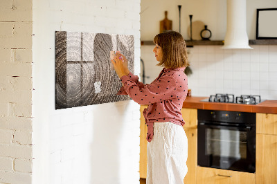 Magnetic marker board Tree stump