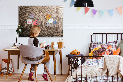 Magnetic dry erase board Tree stump