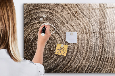 Magnetic marker board Tree stump