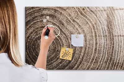 Magnetic marker board Tree stump