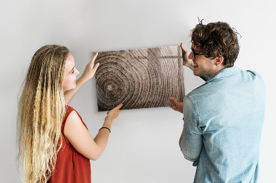 Magnetic marker board Tree stump