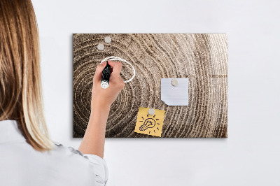 Magnetic marker board Tree stump