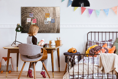 Magnetic marker board Tree stump