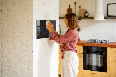 Glass dry erase board magnetic Heart of peppers