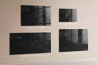 Magnetic marker board Black marble