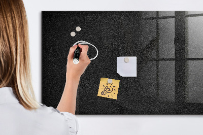 Magnetic glass board Dark rock