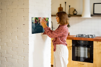 Magnetic board Vegetables on the table