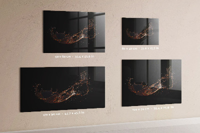 Magnetic marker board Spilled drink