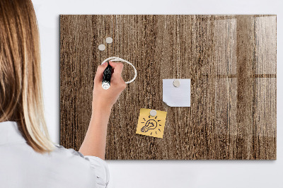 Magnetic marker board Dark wood