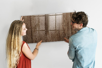 Magnetic marker board Dark wood