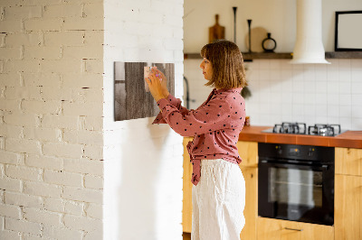 Magnetic marker board Dark wood
