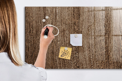 Magnetic marker board Dark wood