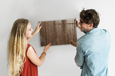Magnetic marker board Dark wood