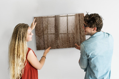 Magnetic marker board Dark wood