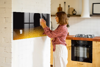 Glass dry erase board magnetic Orange juice