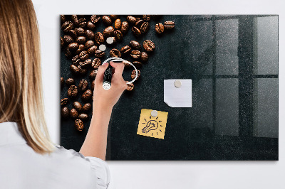Magnetic marker board Coffee beans