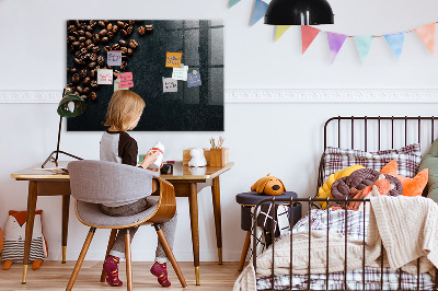 Magnetic marker board Coffee beans