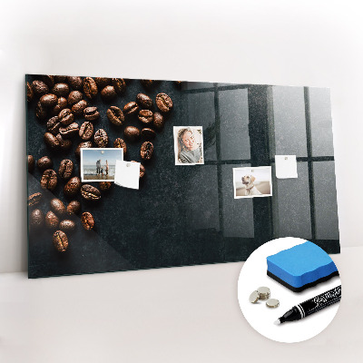 Magnetic dry erase board Coffee beans