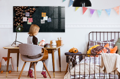 Magnetic marker board Coffee beans