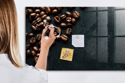Magnetic marker board Coffee beans