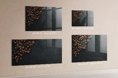 Magnetic marker board Coffee beans