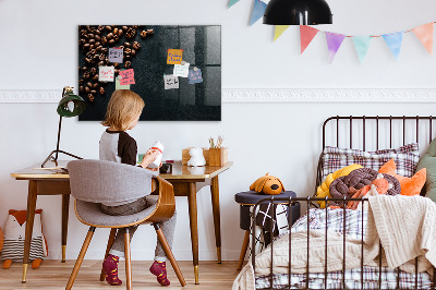 Magnetic marker board Coffee beans