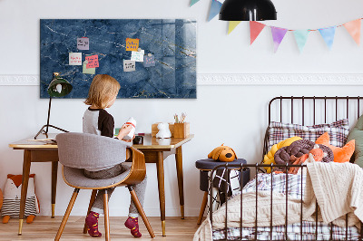 Glass dry erase board magnetic Elegant marble