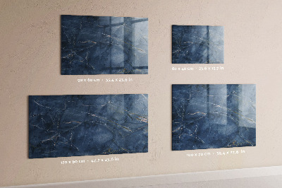 Glass dry erase board magnetic Elegant marble
