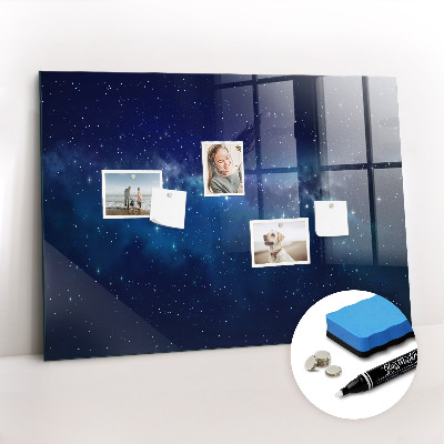 Magnetic marker board Dark sky stars