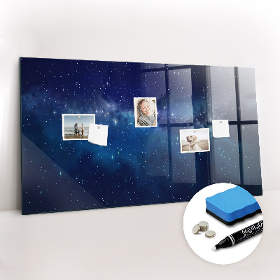 Magnetic marker board Dark sky stars