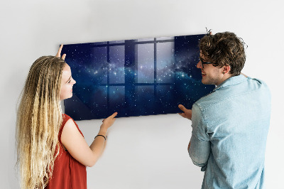 Magnetic marker board Dark sky stars