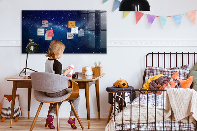 Magnetic marker board Dark sky stars