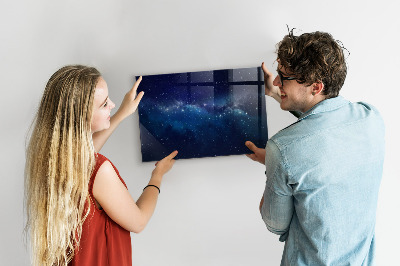 Magnetic marker board Dark sky stars