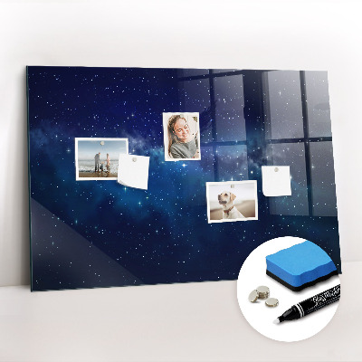 Magnetic marker board Dark sky stars