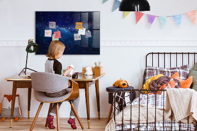 Magnetic marker board Dark sky stars