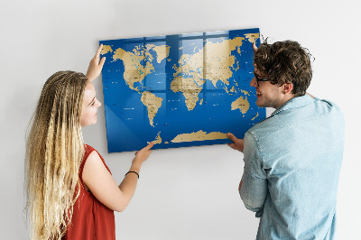 Magnetic board World countries