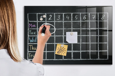 Glass dry erase board magnetic Lesson plan