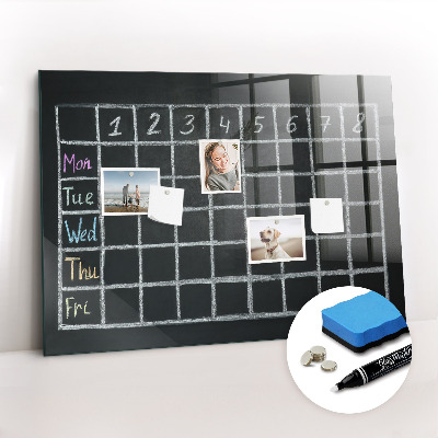 Glass dry erase board magnetic Lesson plan