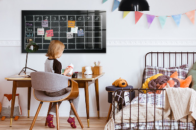 Glass dry erase board magnetic Lesson plan