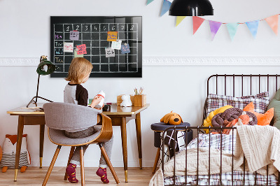 Glass dry erase board magnetic Lesson plan