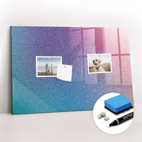 Magnetic marker board Gradient pattern