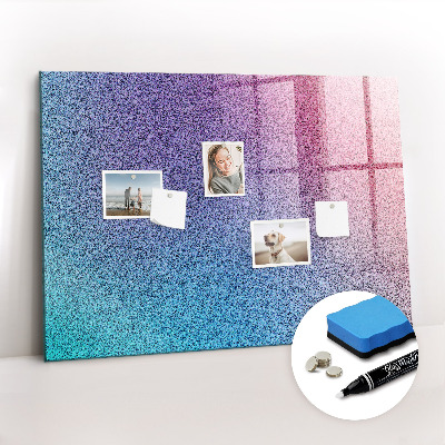 Magnetic marker board Gradient pattern