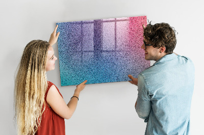 Magnetic glass board Gradient pattern