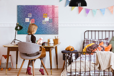 Magnetic marker board Gradient pattern