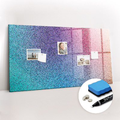 Magnetic marker board Gradient pattern