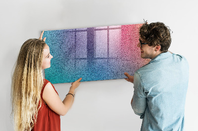 Magnetic marker board Gradient pattern