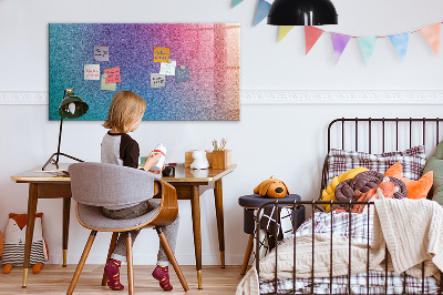 Magnetic marker board Gradient pattern