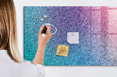 Magnetic marker board Gradient pattern