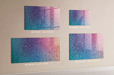 Magnetic marker board Gradient pattern